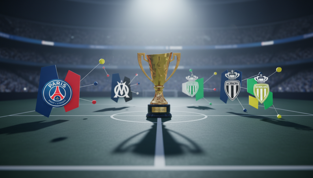 Quem pode ser campeão da Ligue 1 2025/26? Análise Completa
